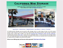 Tablet Screenshot of calministorage.com
